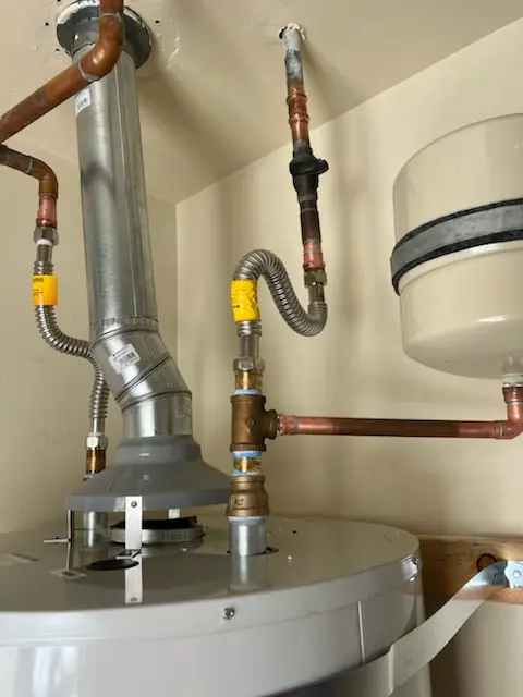 Water heater installation and plumbing repair in Camp Croft
